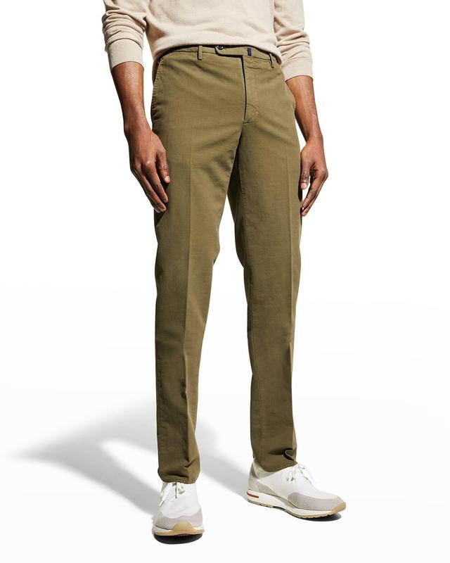 Mens Regular-Fit Doeskin Trousers Product Image