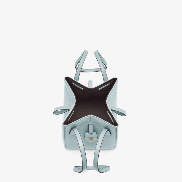 Fendi Origami MiniLight blue leather mini bag that can be transformed Product Image