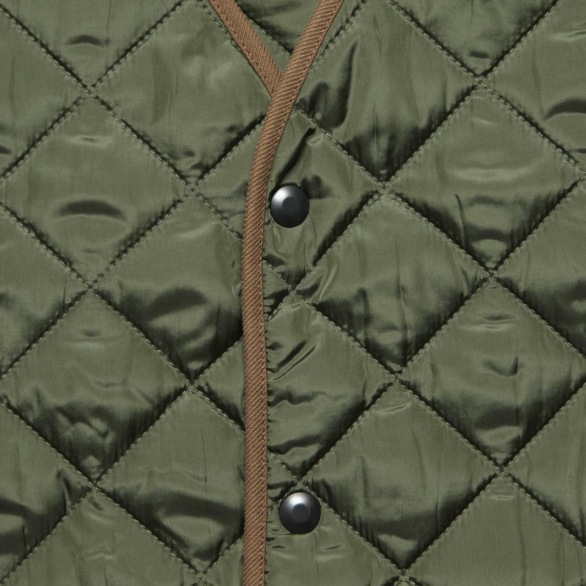 Cooper Quilted Vest - Green Product Image