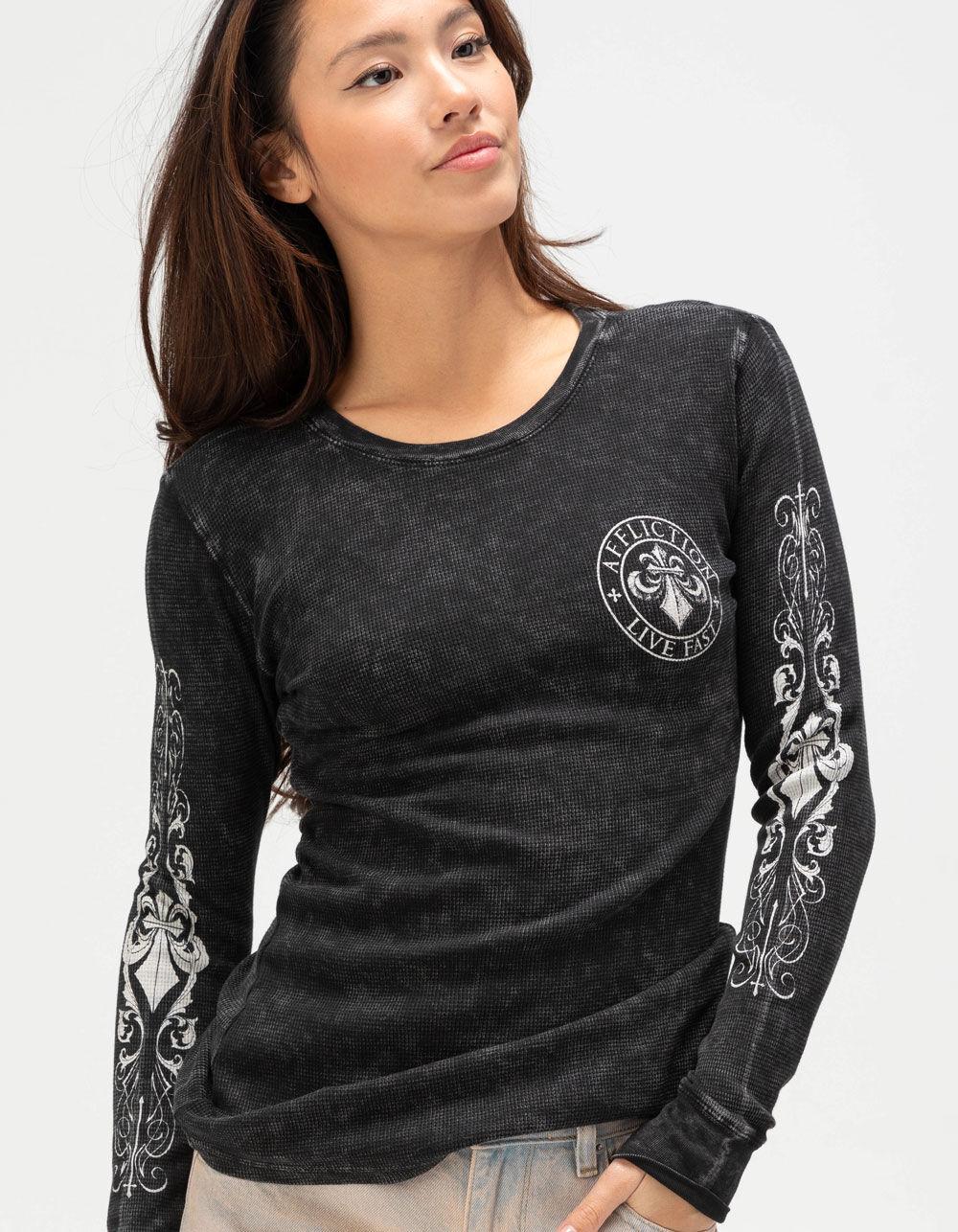 AFFLICTION Simulation Womens Long Sleeve Thermal Product Image