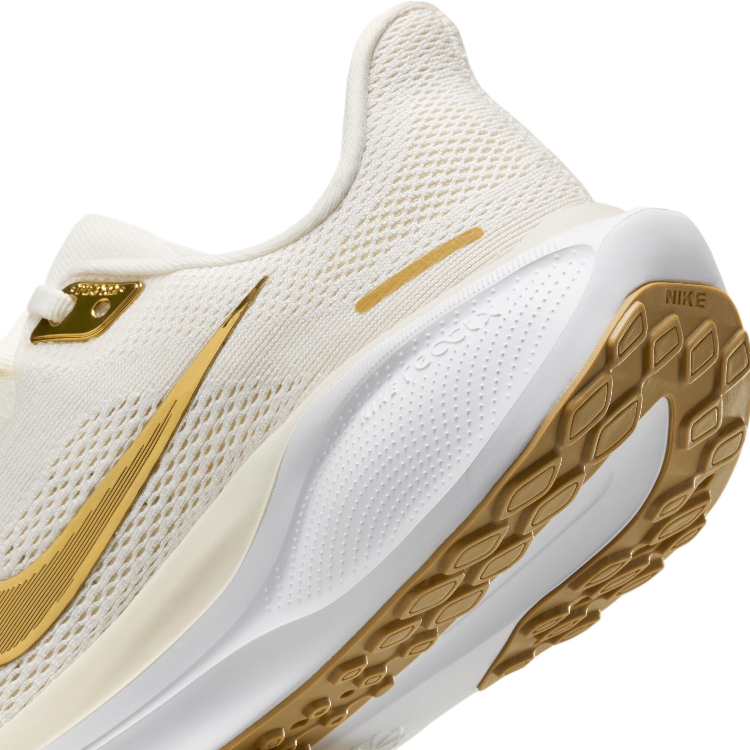 Nike Womens Nike Air Zoom Pegasus 41 - Womens Running Shoes Phantom/Metallic Gold Product Image