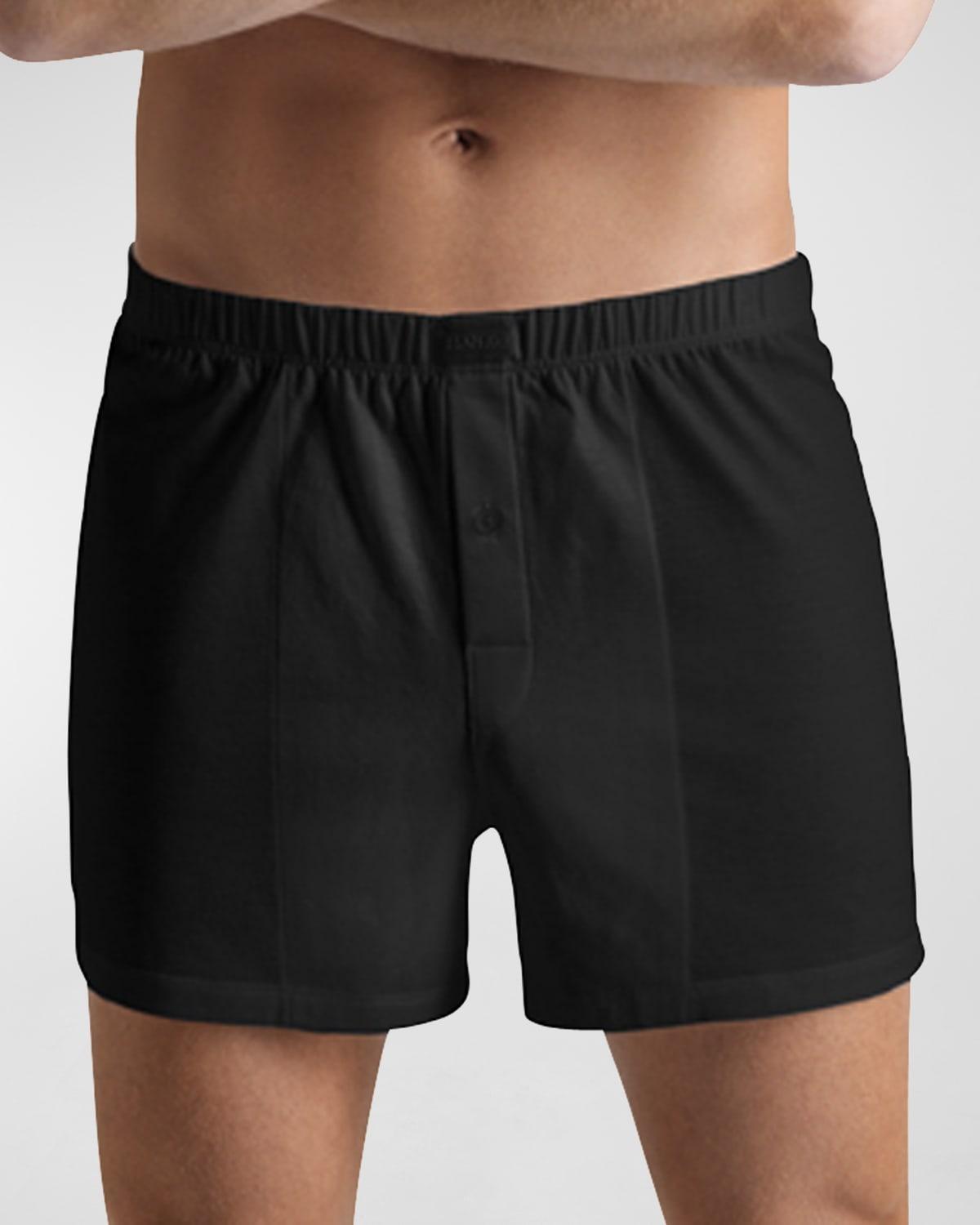 Mens Cotton Sporty Knit Boxers Product Image