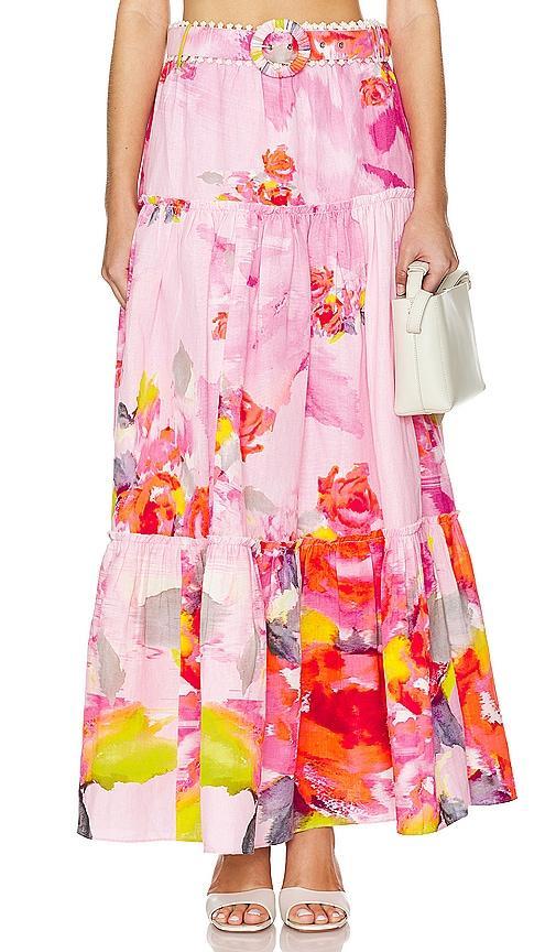 Belted Maxi Skirt Product Image