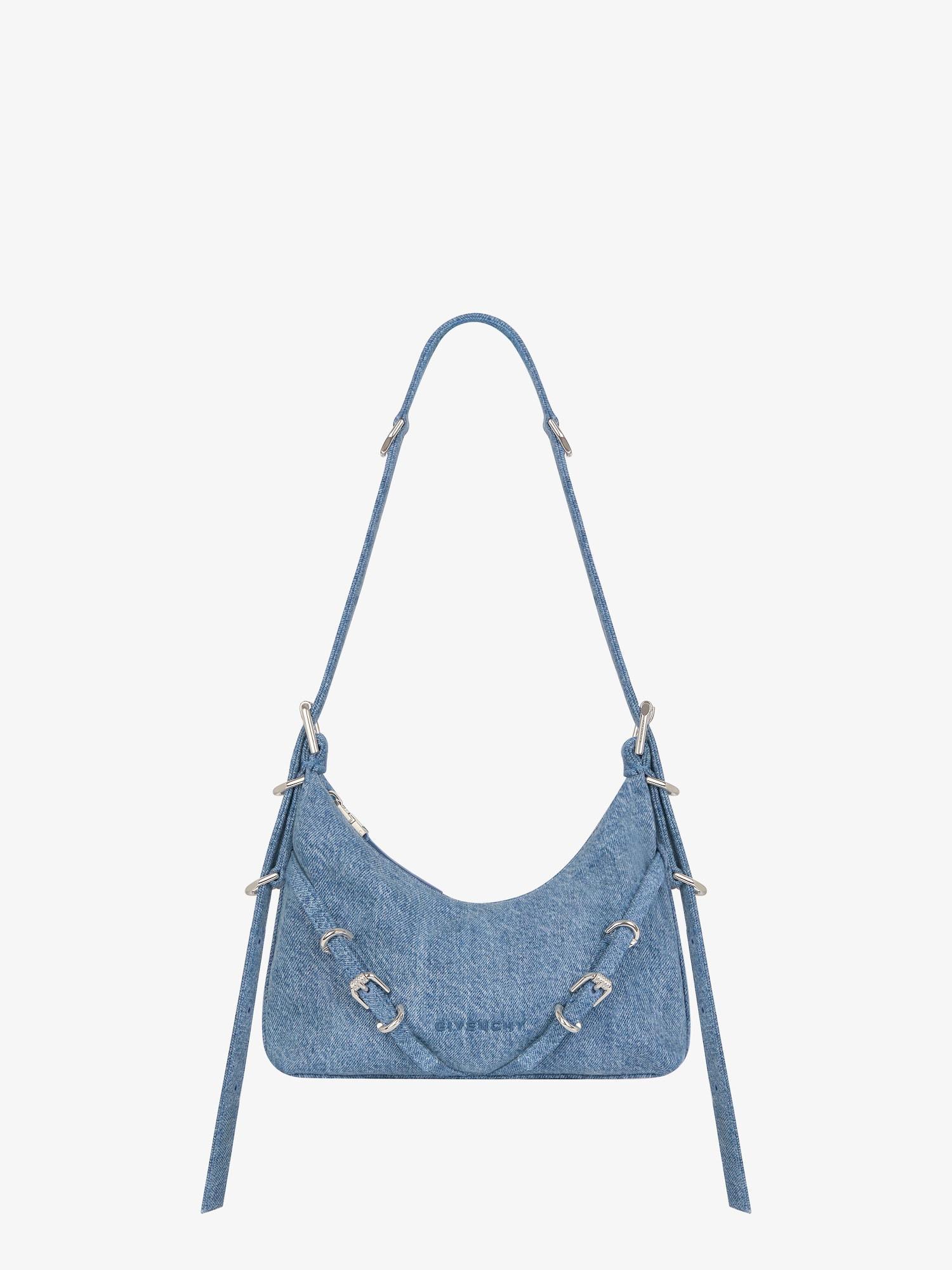 Mini Voyou bag in denim Product Image