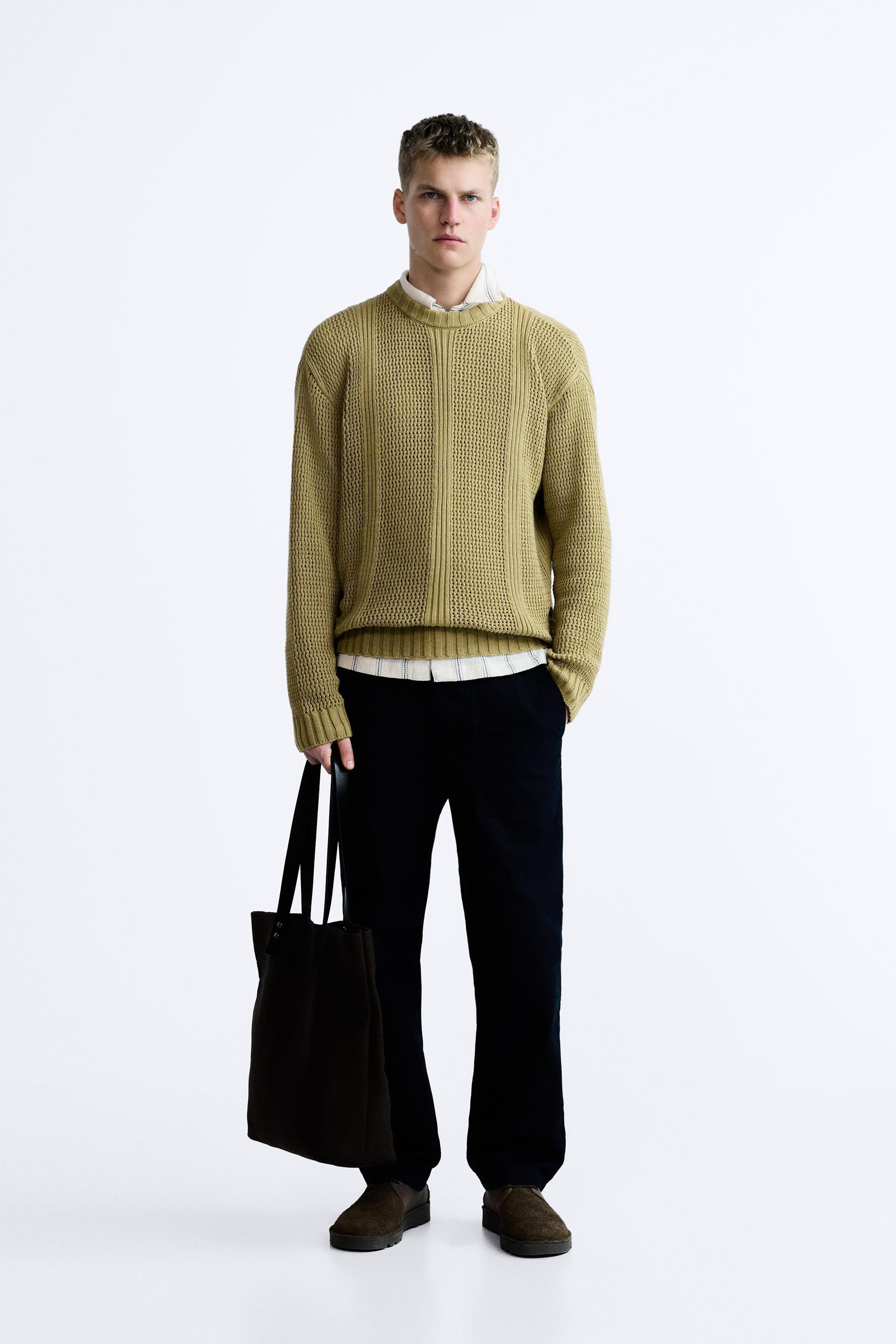 STRUCTURED OPENWORK SWEATER Product Image