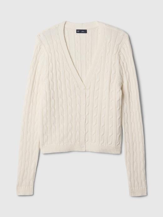 Cable-Knit Cardigan Product Image