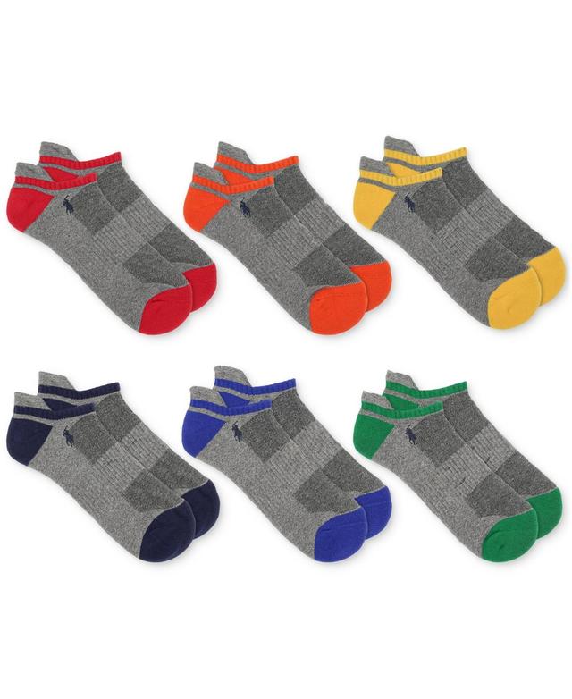 Mens 6-Pack Logo Knit Ankle Socks Product Image