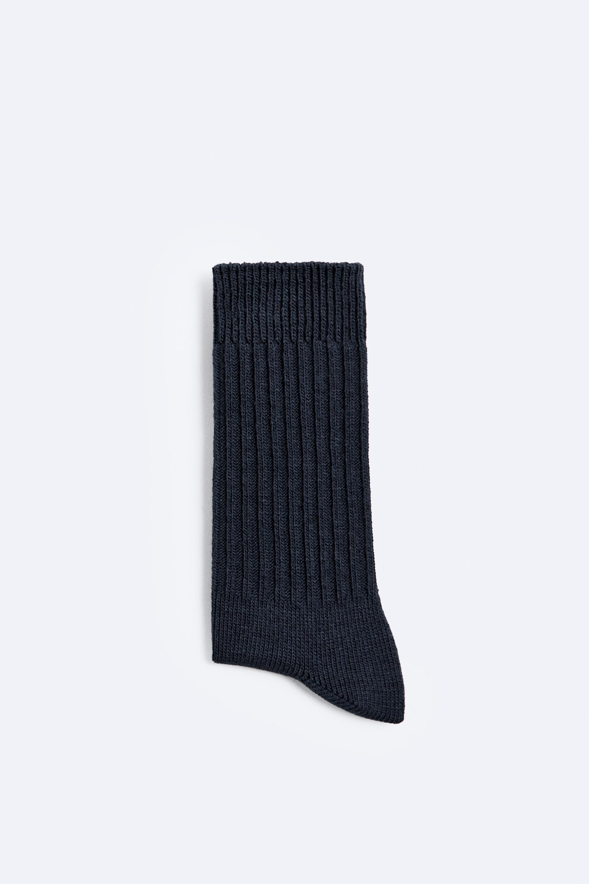 TEXTURED RIBBED SOCKS Product Image