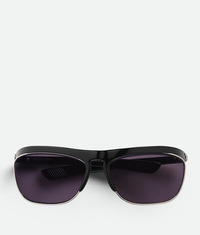 Speed Rectangular Sunglasses in Black/grey Product Image