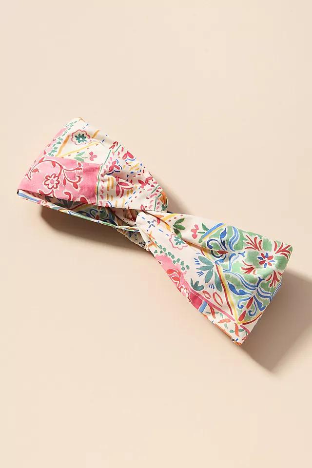 Watercolor Floral Twist Headband Product Image