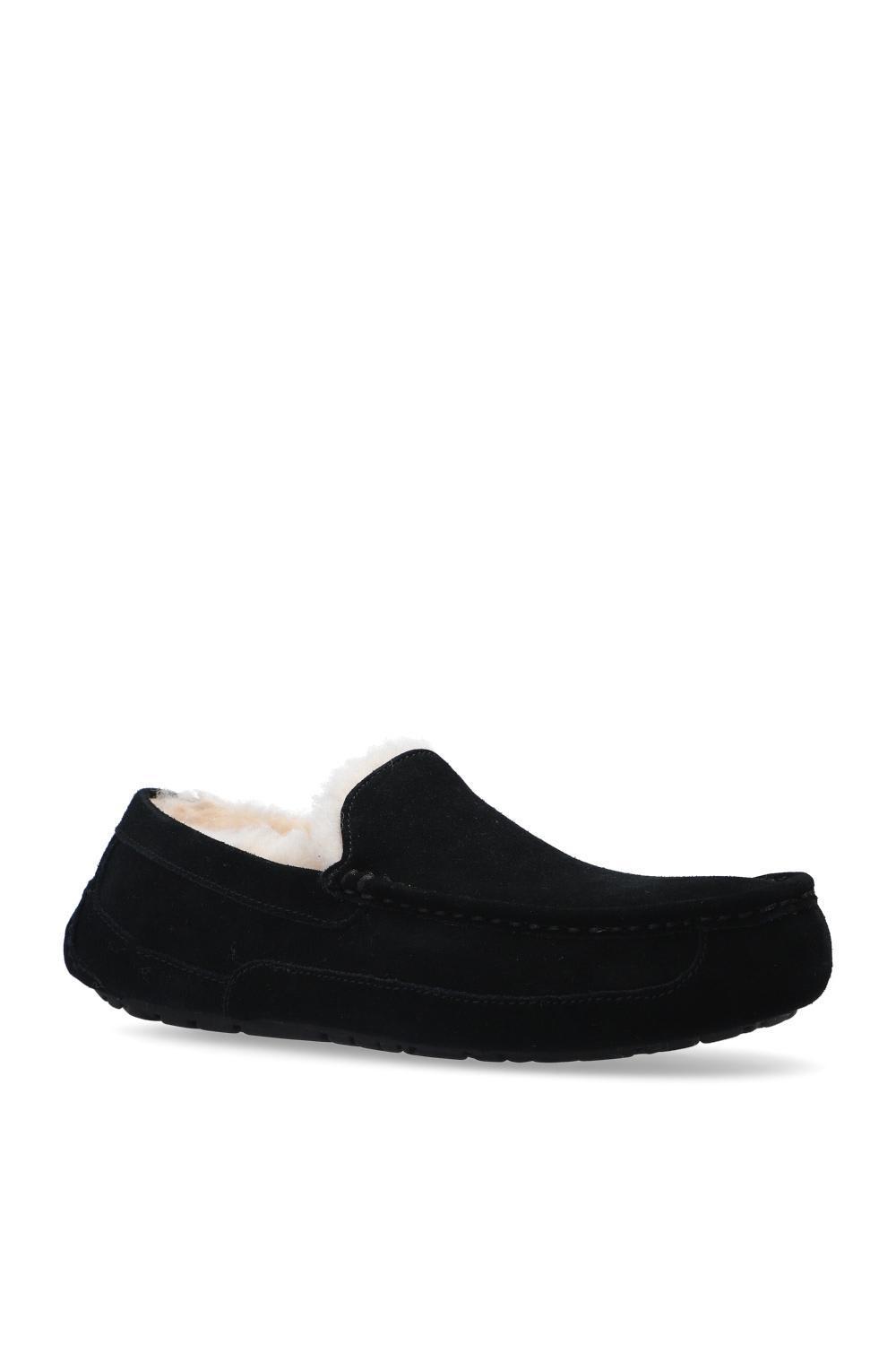 UGG M Ascot Suede Moccasins In Black Product Image