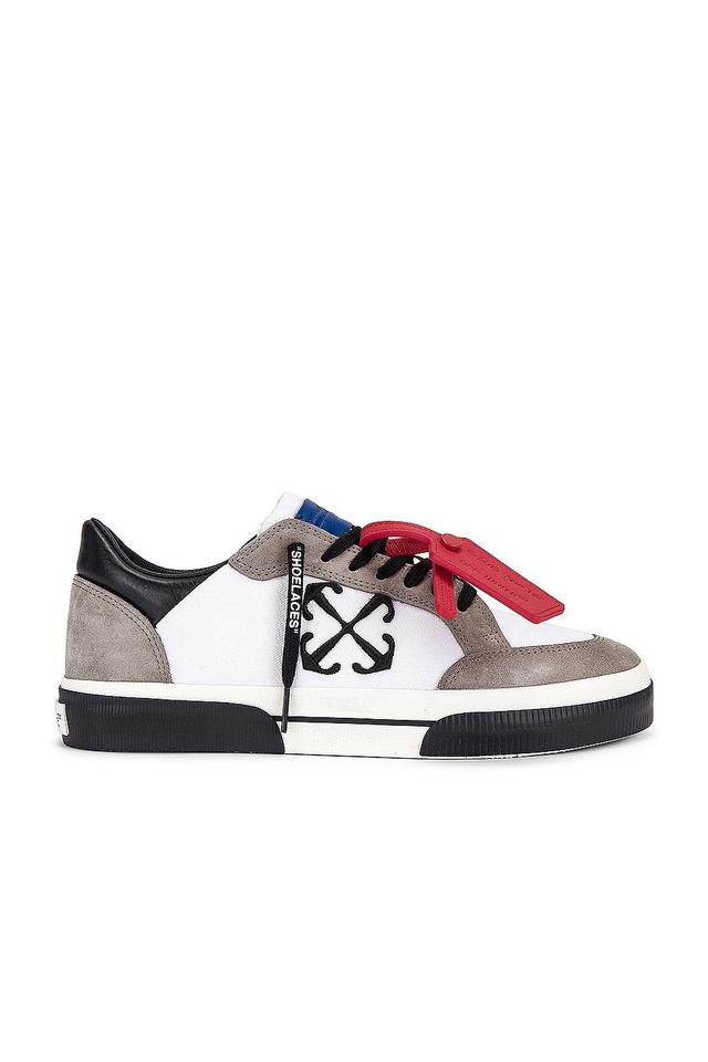 OFF-WHITE New Low Vulcanized Suede in White Product Image