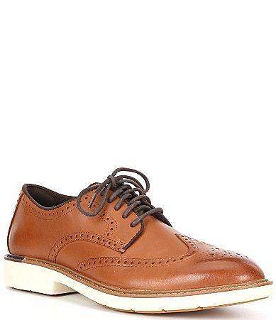 Cole Haan Go-To Wing Oxford (British ) Men's Lace Up Wing Tip Shoes Product Image