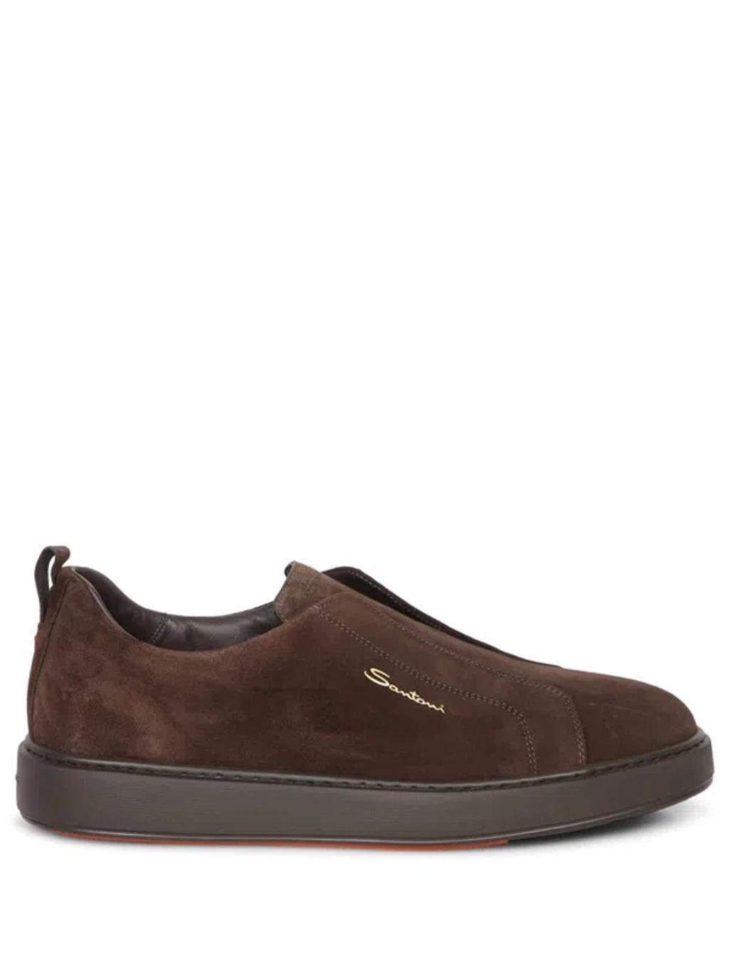 SANTONI Sneaker Victor In Brown product image