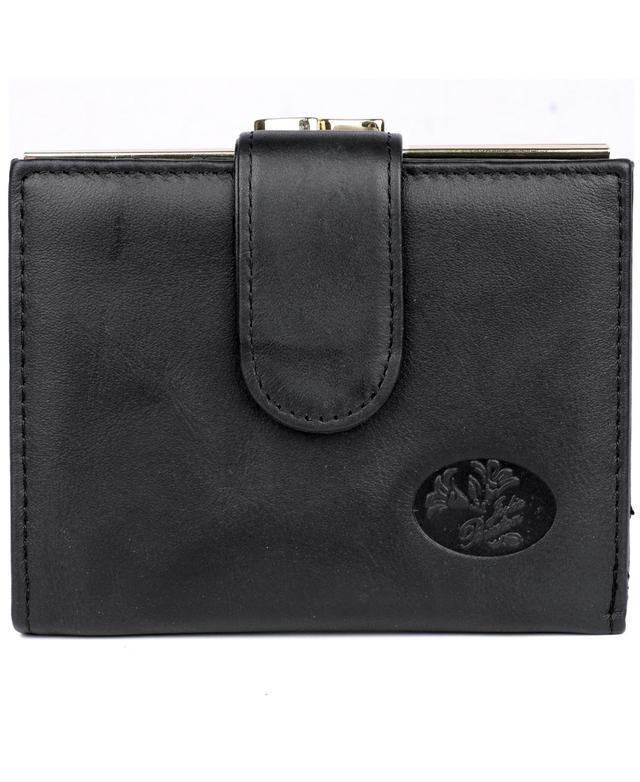 Julia Buxton Heiress RFID-Blocking Double Cardex Leather Wallet Product Image