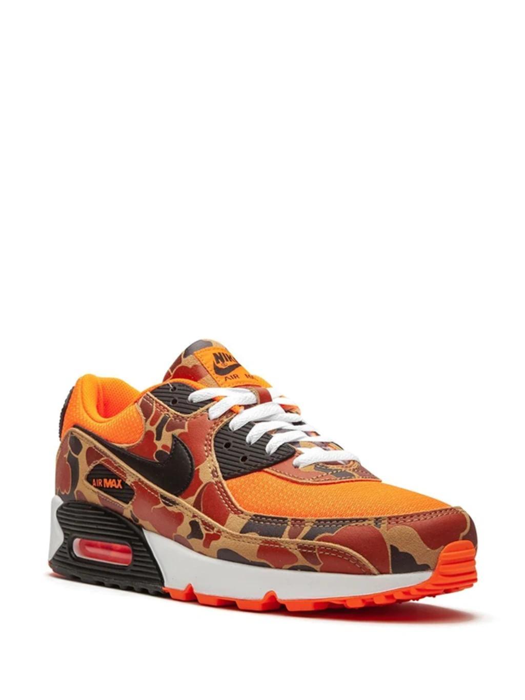 NIKE Air Max 90 ”orange Duck Camo” Sneakers Product Image