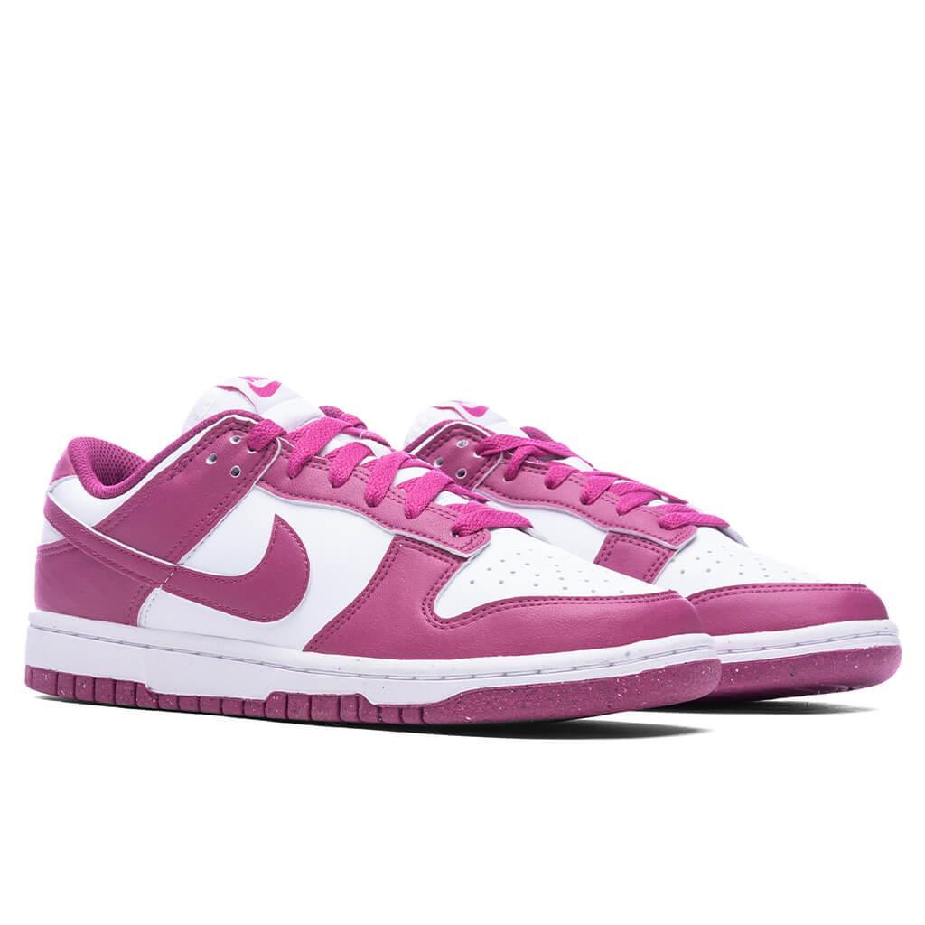 Dunk Low Women's - White/Hot Fuchsia Female Product Image