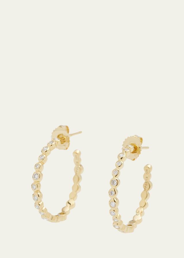 Medium Hoop Earrings in 18K Gold Product Image