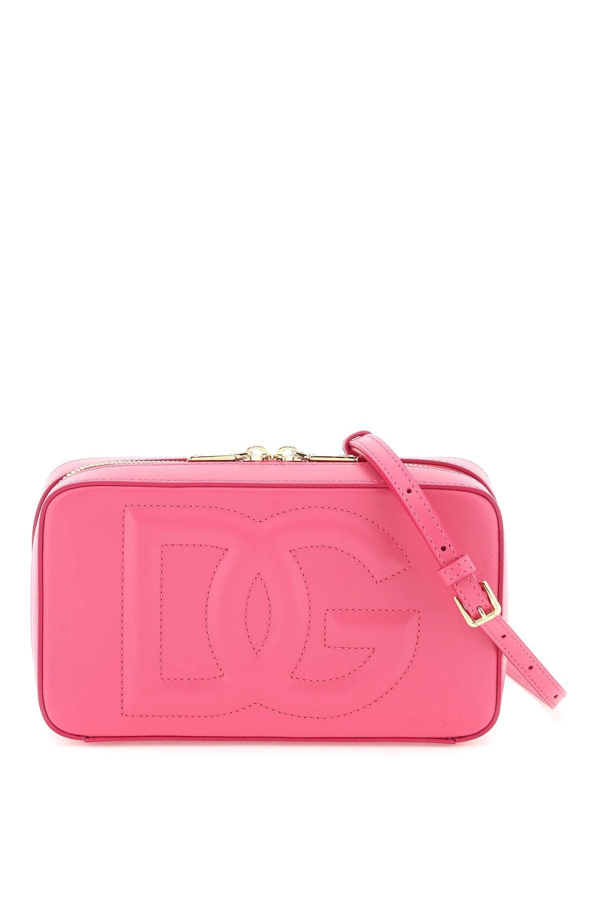 DOLCE & GABBANA Leather Camera Bag With Logo Product Image