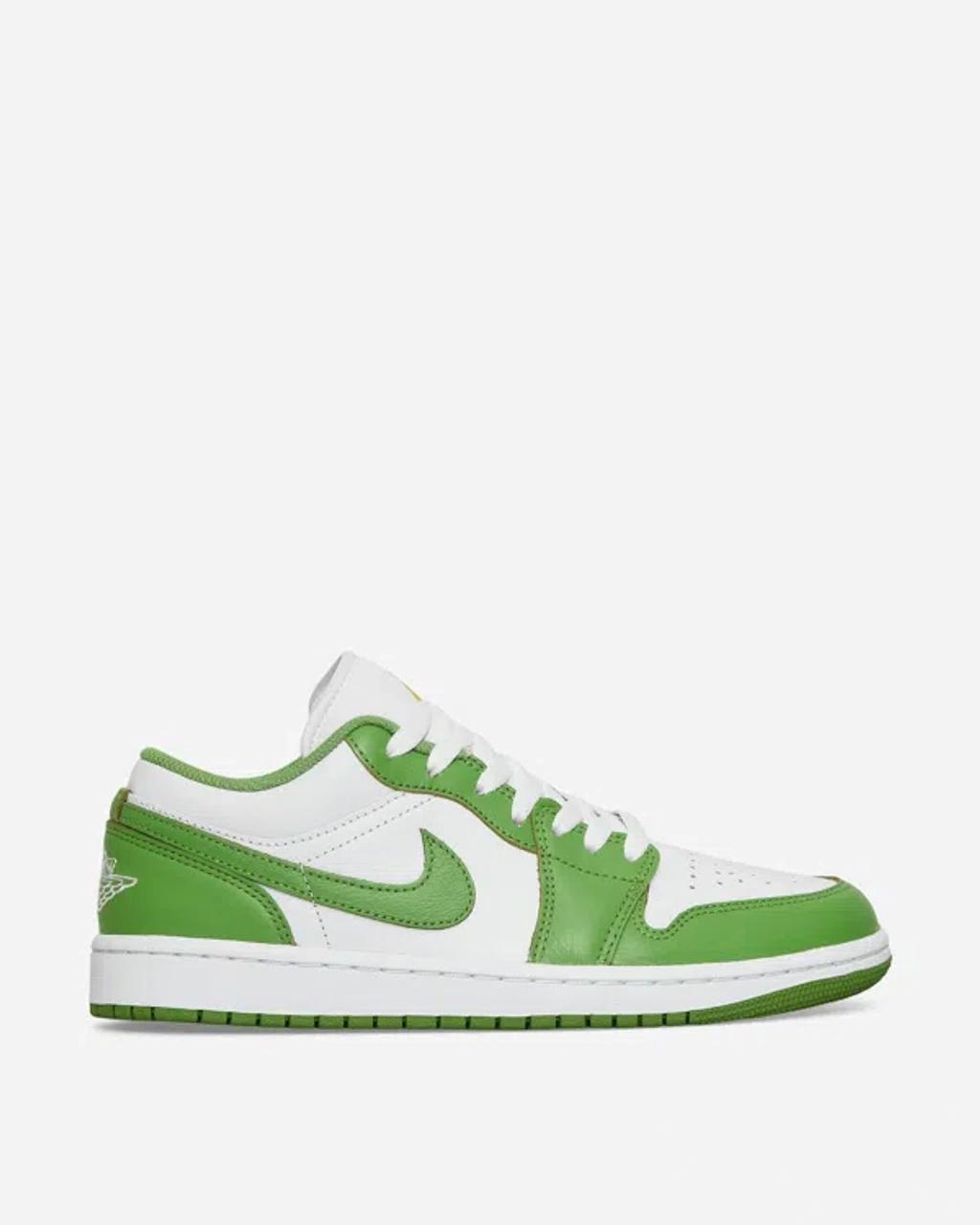 NIKE Air Jordan 1 Low Se Sneakers White / Chlorophyll In Multicolor Product Image