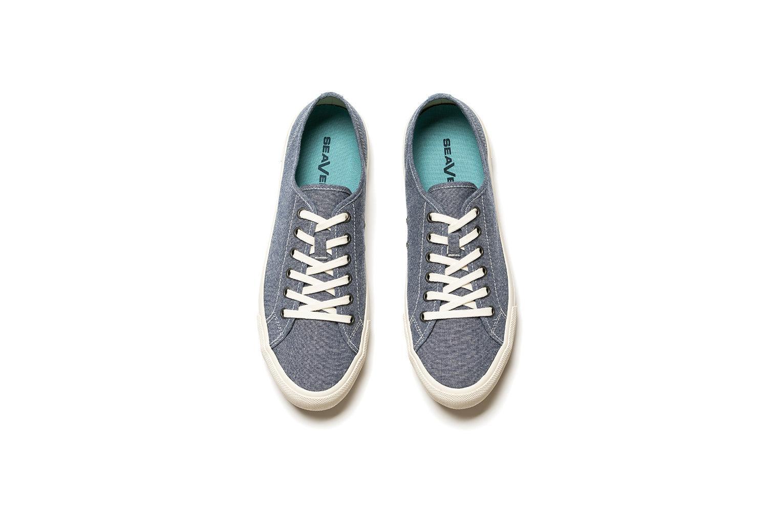 SeaVees Monterey Sneaker Chambray - Navy Chambray (Final Sale) Product Image