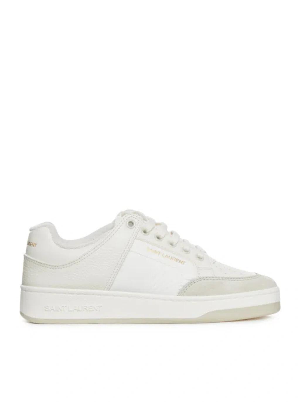 SAINT LAURENT Sneakers Shoes In White Product Image