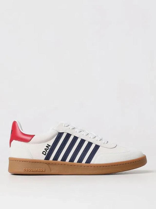 DSQUARED2 Sneakers In Whitebluered Product Image