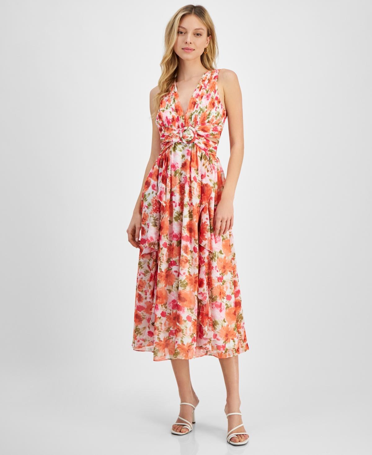 Women's Lovisa Floral-Print Fit & Flare Dress Product Image