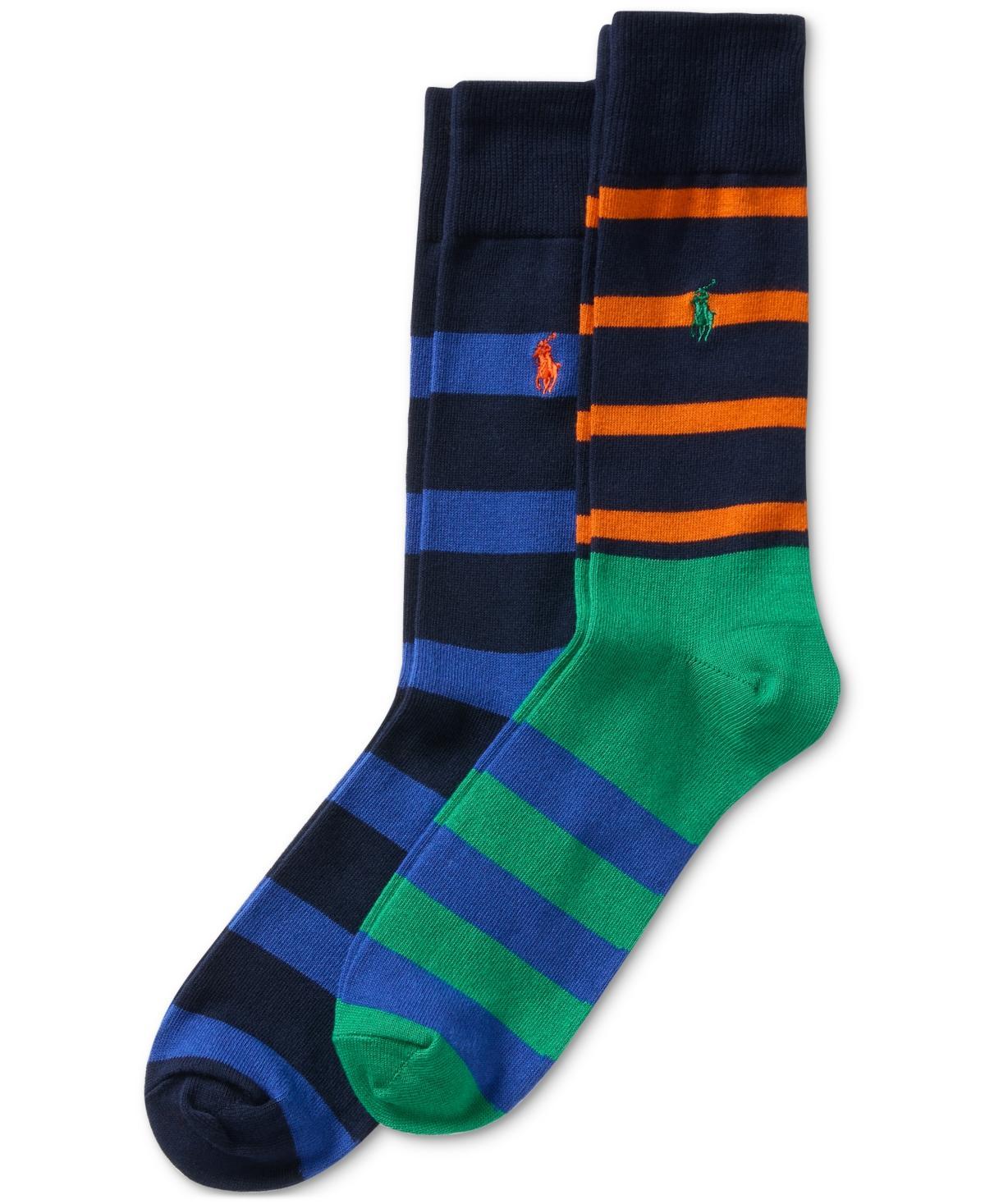 Polo Ralph Lauren Mens Striped Slack Socks, 2-pk Product Image