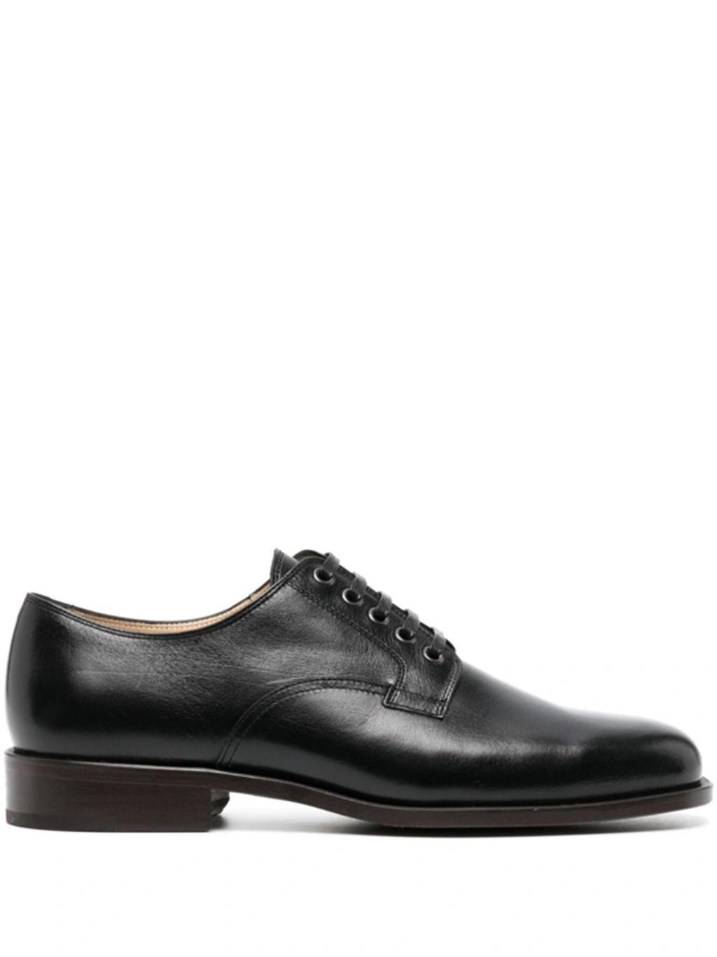 Lace-up Derby Shoes In Br499 Forest Brown Product Image