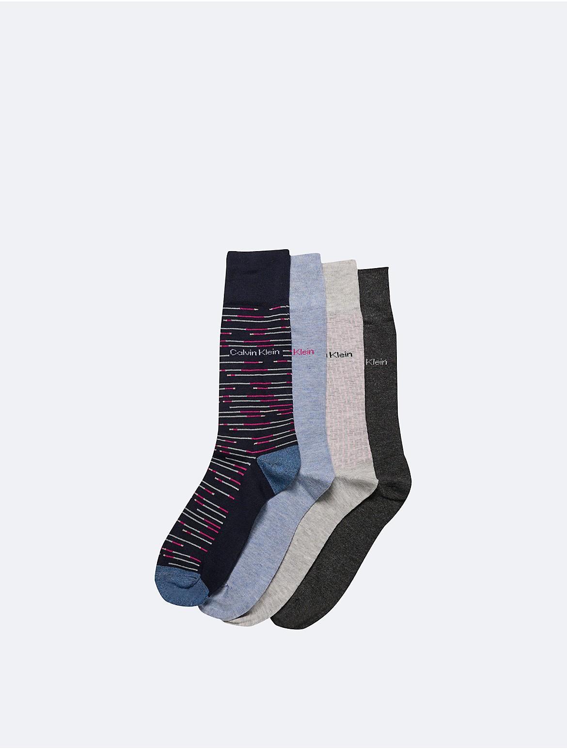 Calvin Klein Lightweight Dress Crew Socks, Pack of 4 Product Image