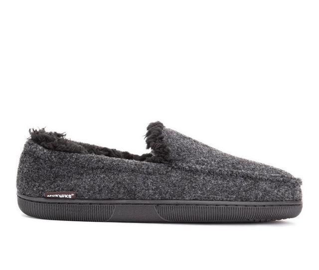 MUK LUKS Men's Faux Wool Moccasin Slippers Product Image