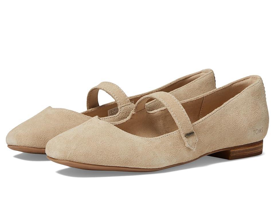 TOMS Bianca (Oatmeal Suede) Women's Flat Shoes Product Image