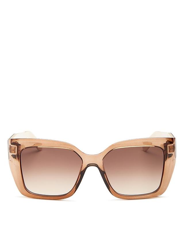 FERRAGAMO Gancini 55mm Gradient Rectangular Sunglasses Product Image