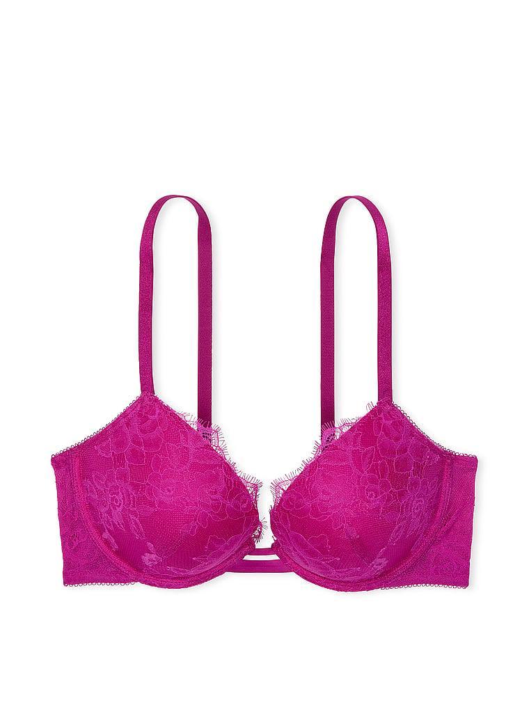 Rose Lace Push-Up Bra Product Image