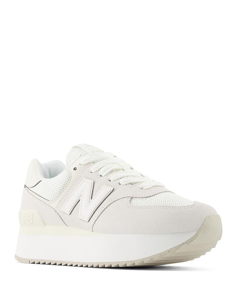 New Balance Womens 574+ Platform Low Top Sneakers product image