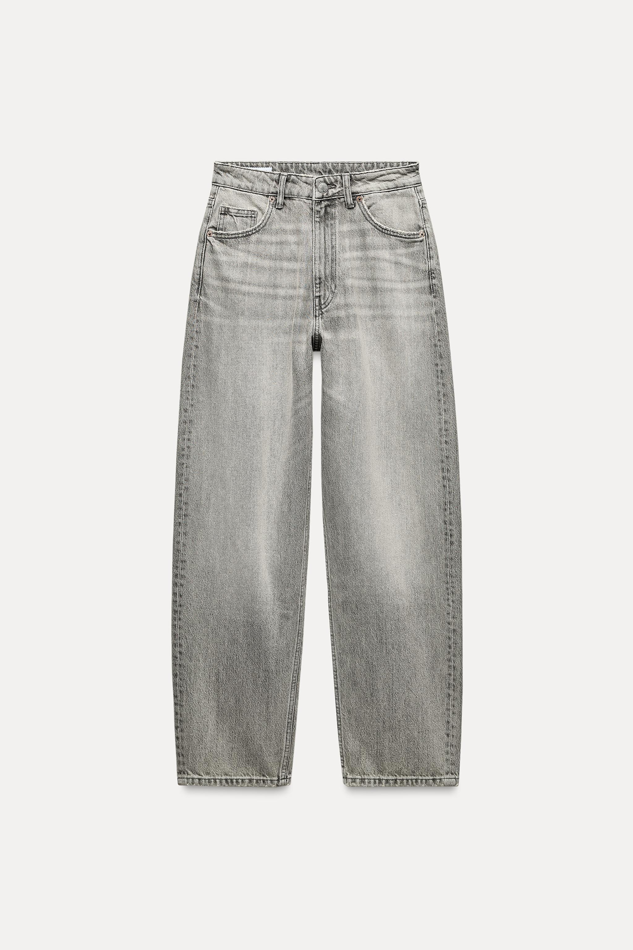 TAILORED MID WAIST BALLOON JEANS Product Image