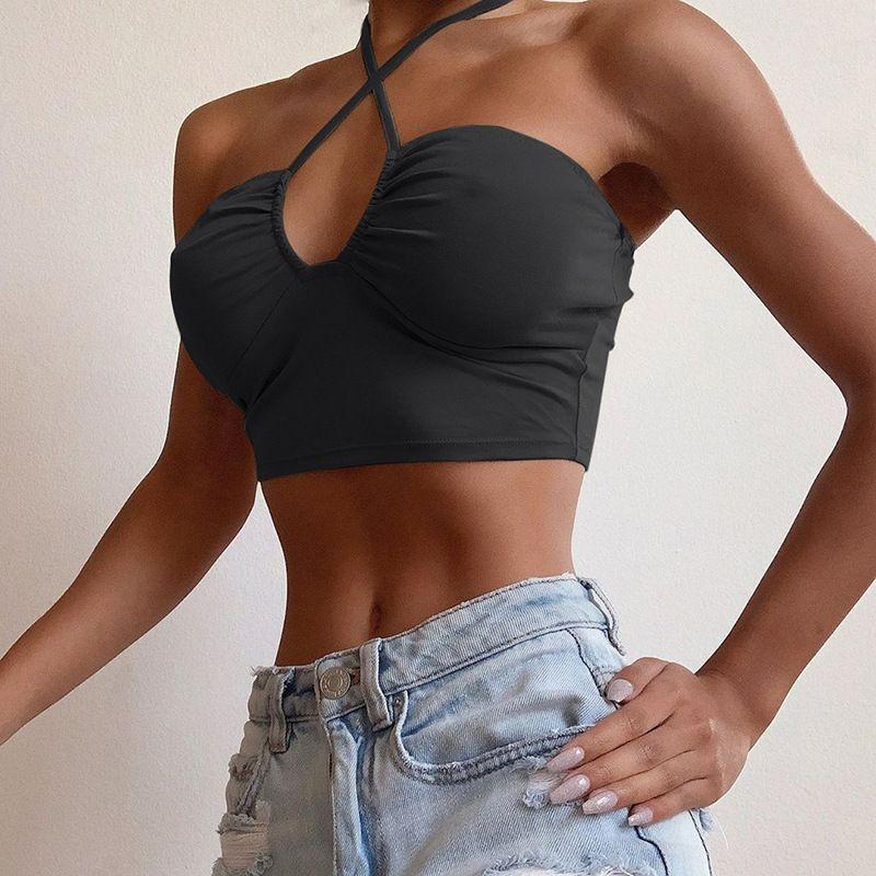 Halter-Neck Cropped Top Product Image