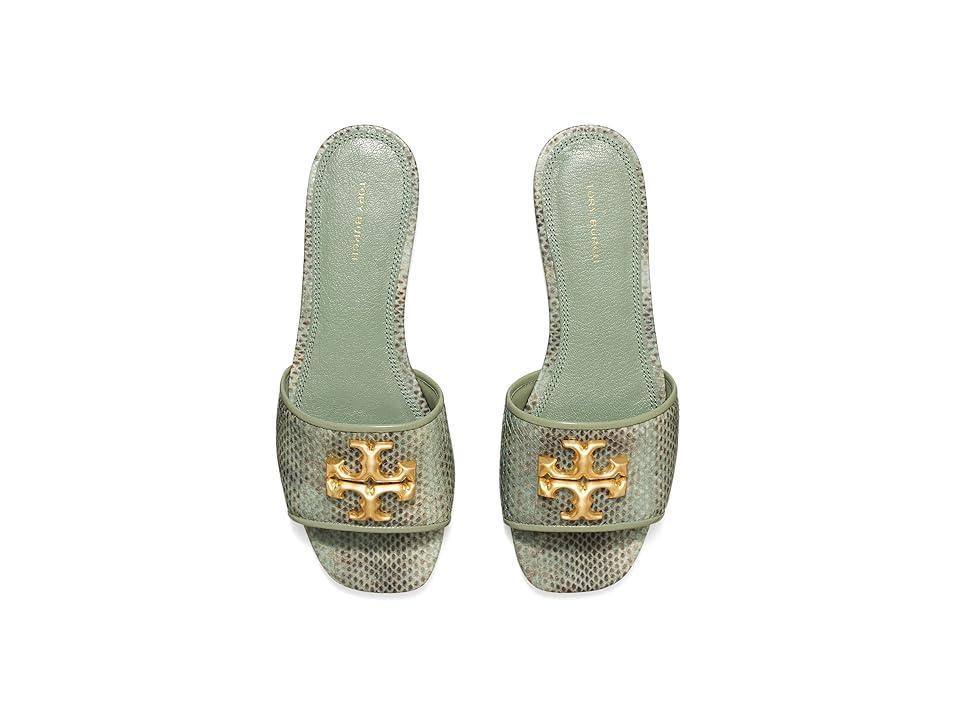 Tory Burch Eleanor Slides (Moss Roccia/Gold) Women's Sandals Product Image