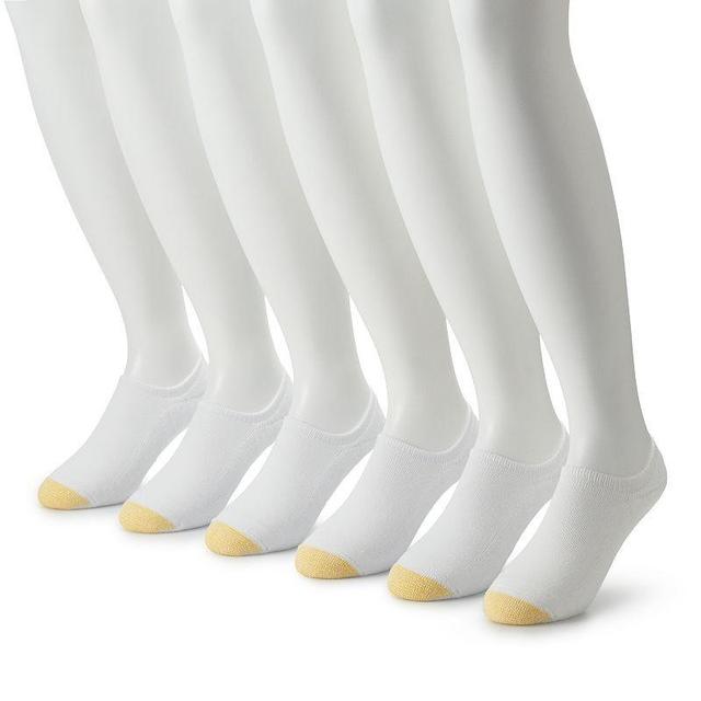 Mens GOLDTOE 6-pack Davenport Ultra-Low Sneaker Liner Socks Product Image