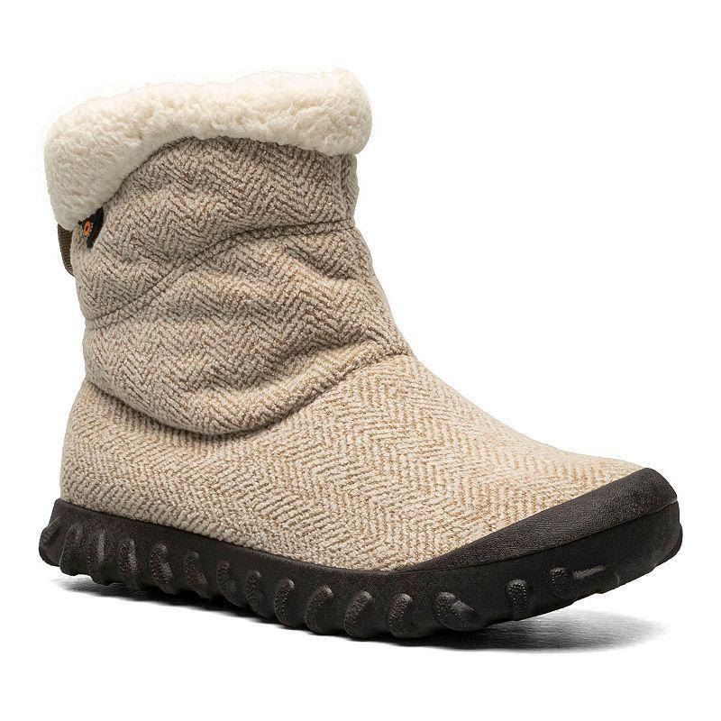 Bogs B-Moc II Womens Cozy Waterproof Ankle Boots Brown Product Image