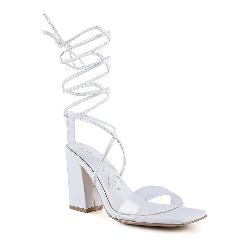 London Rag High Cult Womens Strappy Block Heel Sandals Product Image