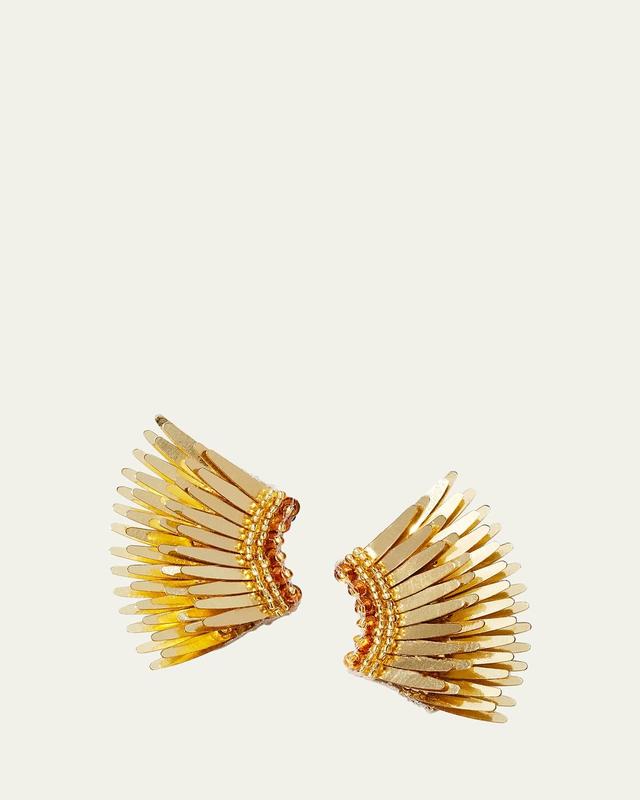 Womens Madeline Rose-Goldtone & Mixed-Media Mini Wing Earrings Product Image