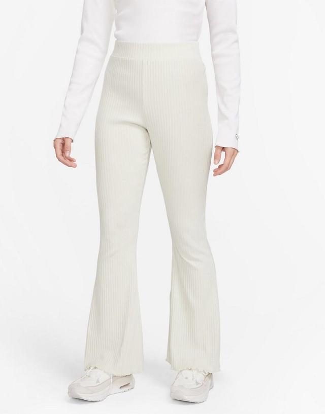 Nike Road To Wellness ribbed jersey wide leg pants Product Image