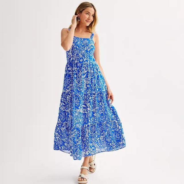 Womens Sonoma Goods For Life Soft Gauze Maxi Dress Product Image