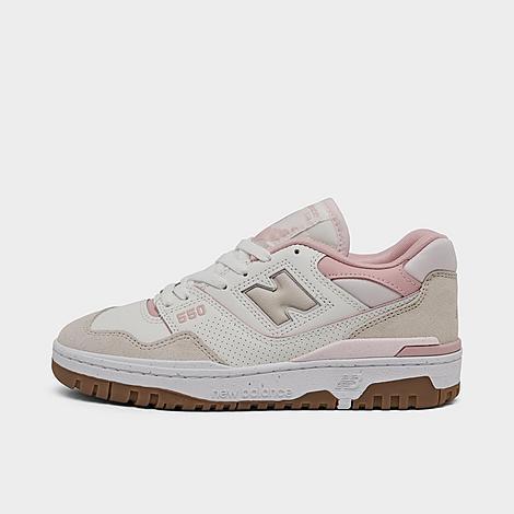 Womens New Balance 550 Athletic Shoe - Sea Salt / Pink Granite / Orb Pink product image