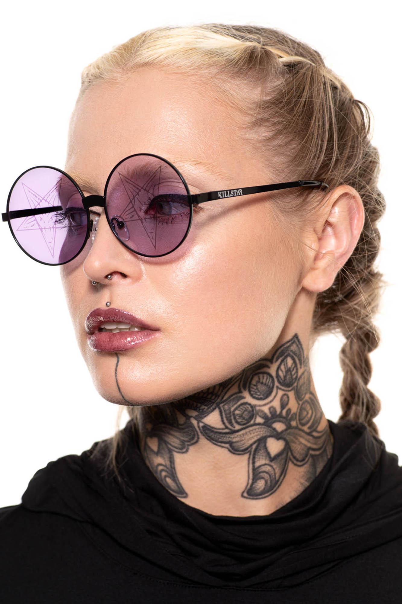 Nocturnal Daze Sunglasses [LILAC] Female Product Image