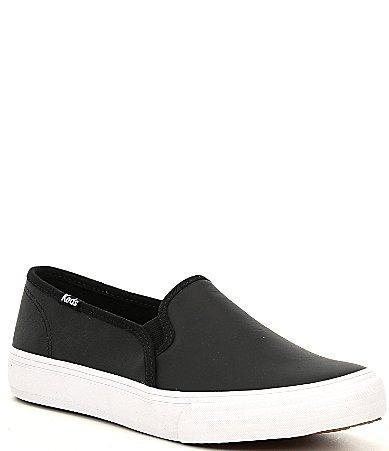 Keds Double Decker Leather Slip On Sneakers Product Image