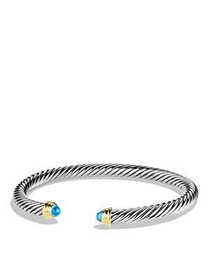 Womens Classic Cable Bracelet In Sterling Silver Product Image