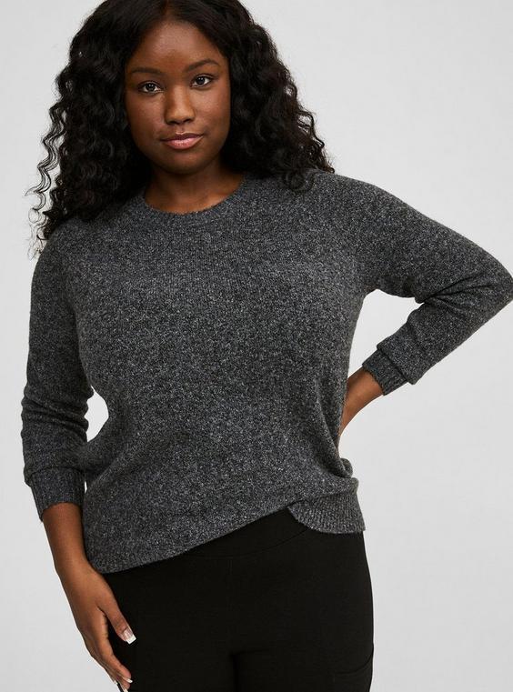 Vegan Cashmere Pullover Sweater Product Image